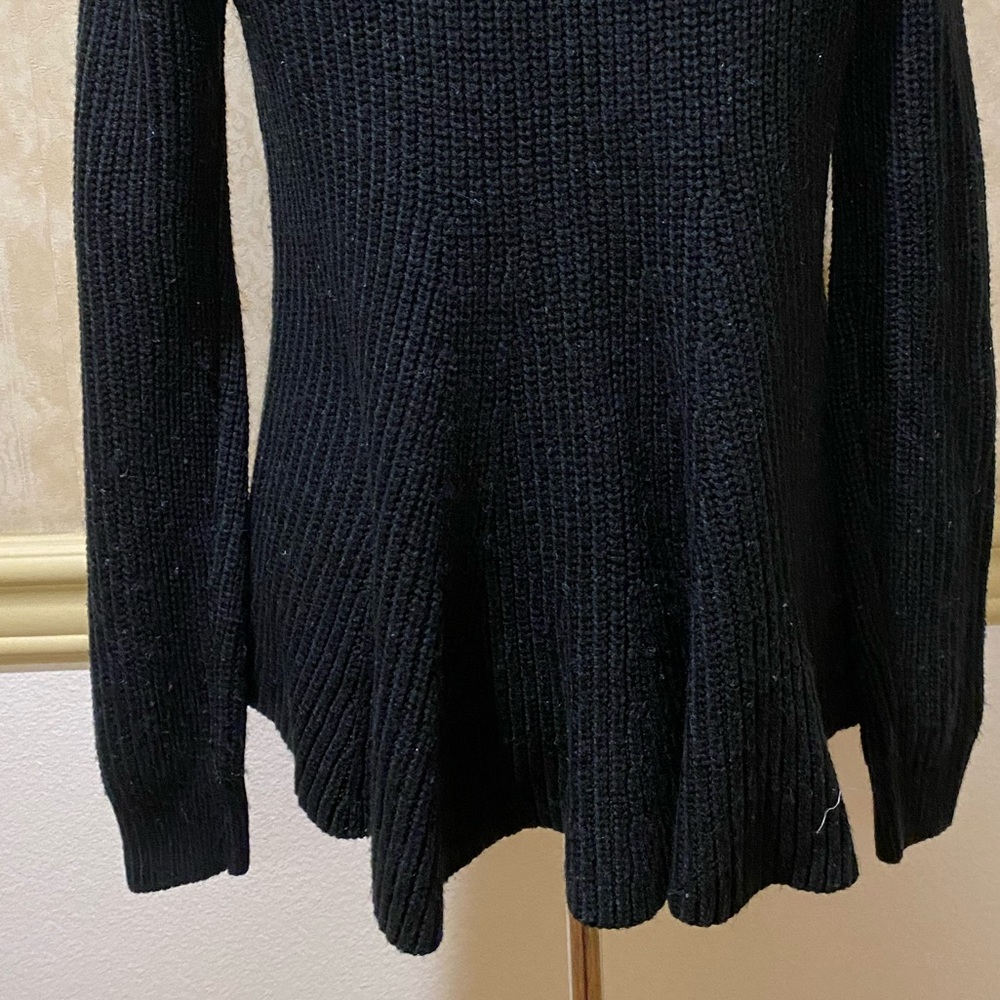 Black Basic Sweater - image 7